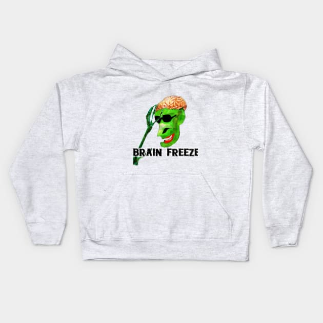 brain freeze Kids Hoodie by irfandesign